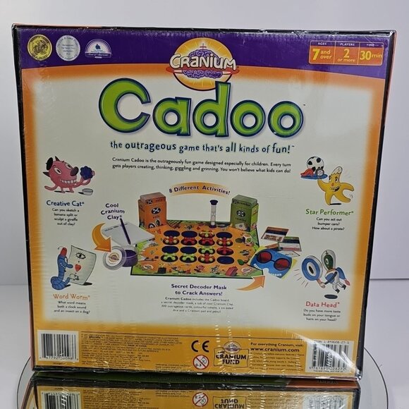 NEW SEALED Cranium Cadoo - Complete Game Vintage 7+ Game Of The Year - Picture 3 of 7